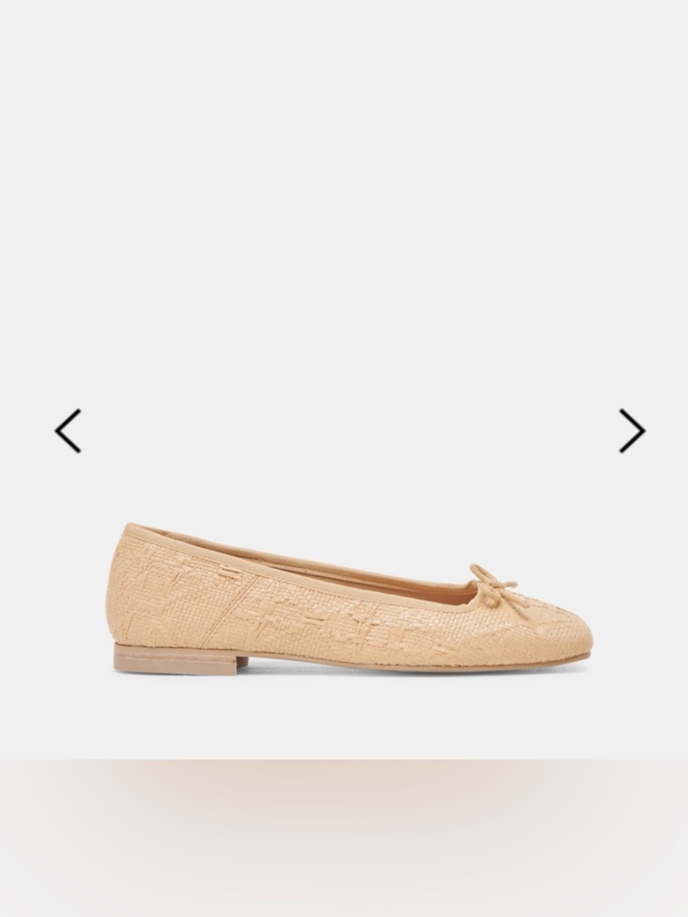 Dolce Vita Anisa Ballet Flat 
Raffia size 7 NWOT
